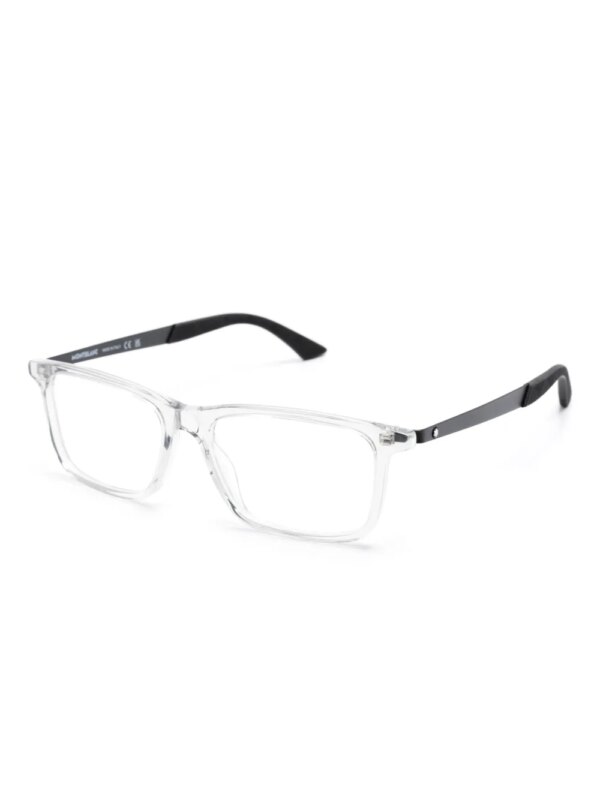 Montblanc Zonnebril met rechthoekig montuur - Beige