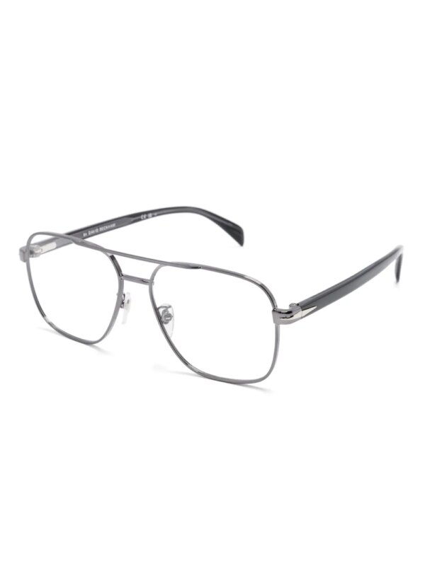 Eyewear by David Beckham DB7103 zonnebril met piloten montuur - Zwart