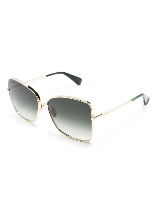 Max Mara Eyewear MM0097 Menton1 zonnebril met geometrisch montuur - Goud