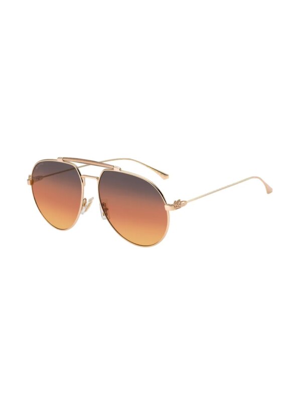 ETRO Zonnebril met piloten montuur - Roze