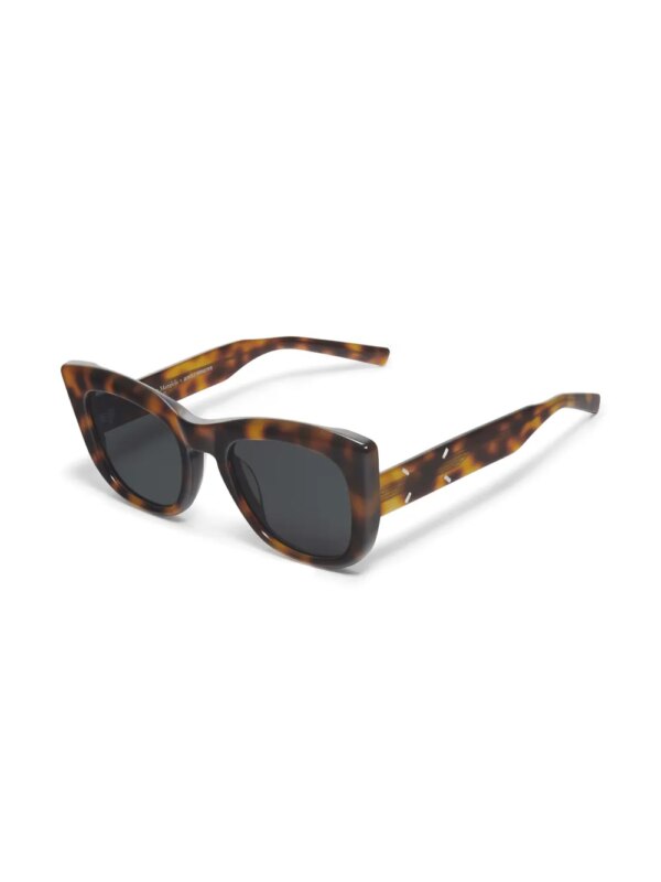 Maison Margiela x Gentle Monster zonnebril met vierkant montuur - Bruin