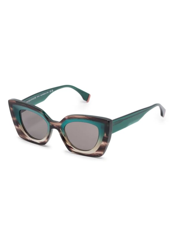 Face À Face Zonnebril met vlindermontuur - Groen