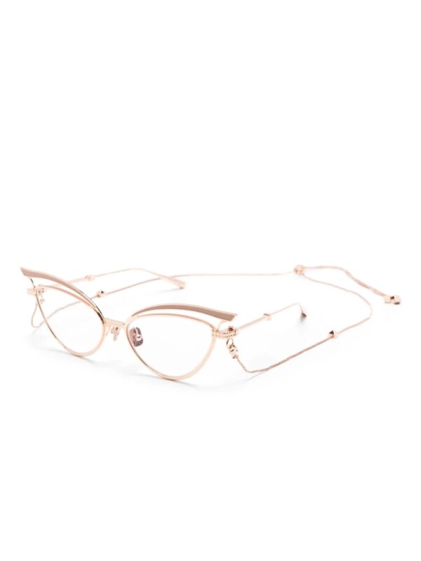 VALENTINO GARAVANI EYEWEAR V-Glassliner zonnebril met cat-eye montuur - Roze