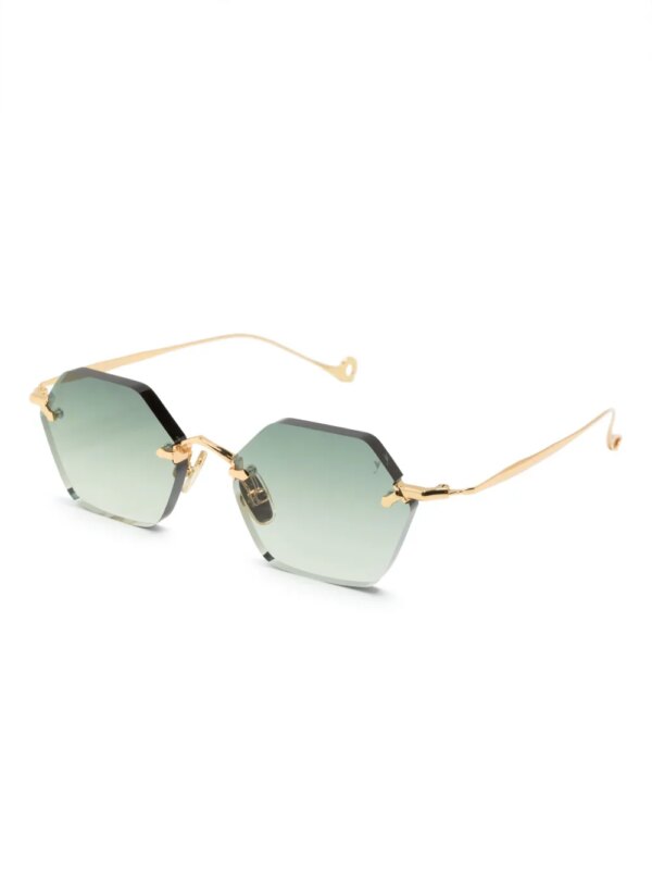 Eyepetizer Carnaby zonnebril met geometrisch montuur - Goud