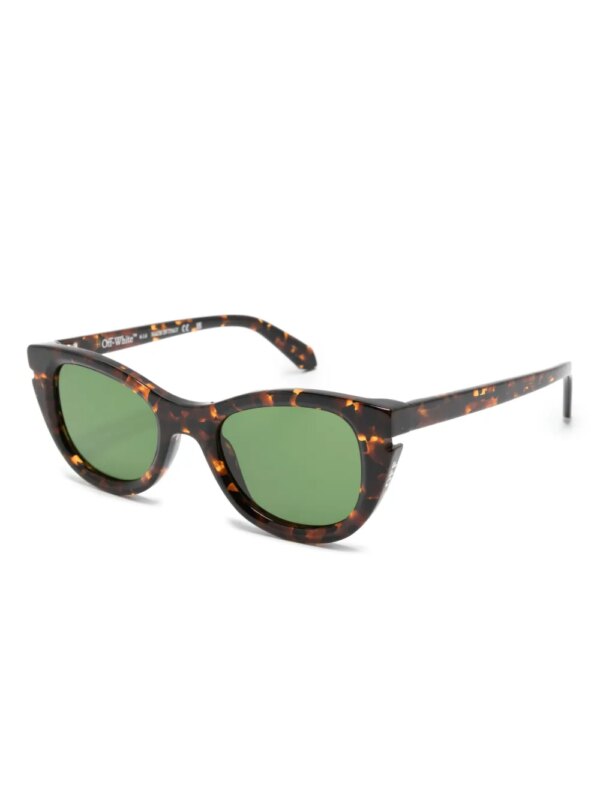 Off-White Eyewear Zonnebril met cat-eye montuur - Bruin