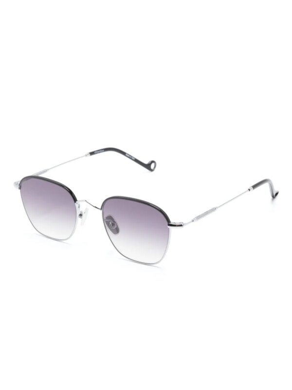 Eyepetizer Atacama zonnebril met vierkant montuur - Zilver