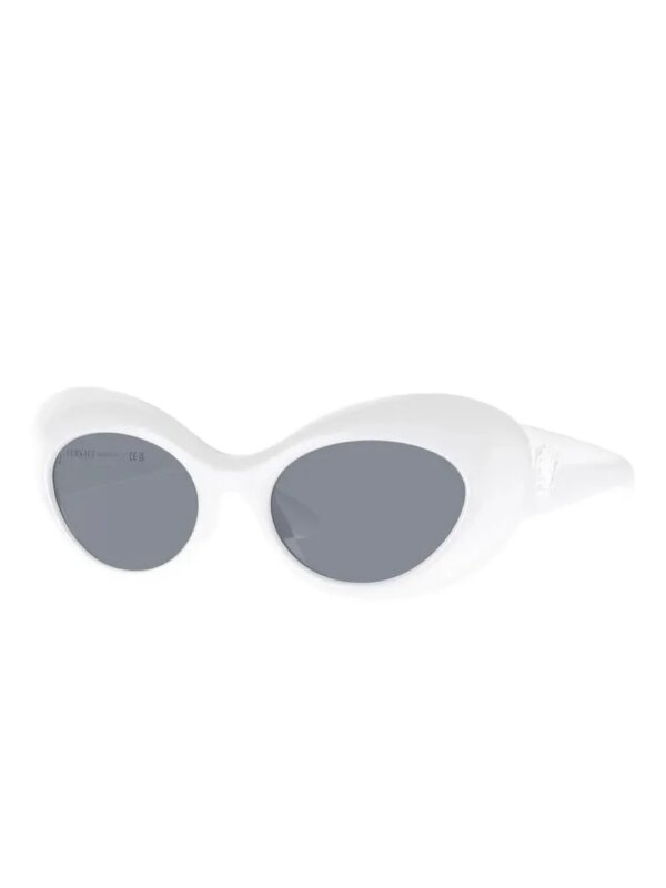 Versace Eyewear Zonnebril met ovaal montuur - Wit