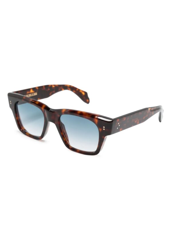Cutler & Gross 9690 zonnebril met vierkant montuur - Bruin