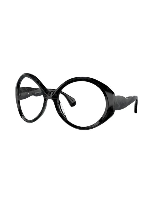 Alain Mikli Zonnebril met ovalen montuur - Zwart