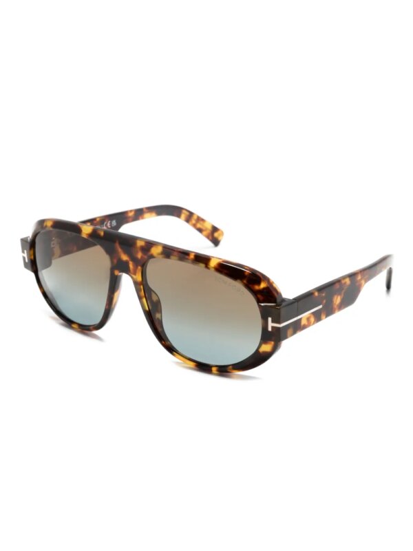 TOM FORD Eyewear Blake zonnebril met piloten montuur - Bruin