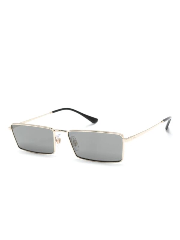 Ray-Ban Emy zonnebril met rechthoekig montuur - Goud