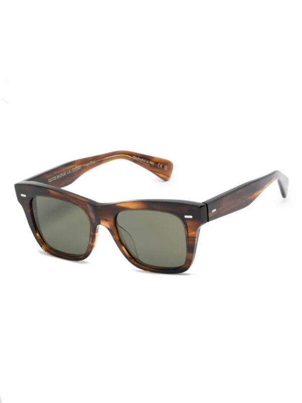 Oliver Peoples Ms. Oliver zonnebril met vierkant montuur - Bruin