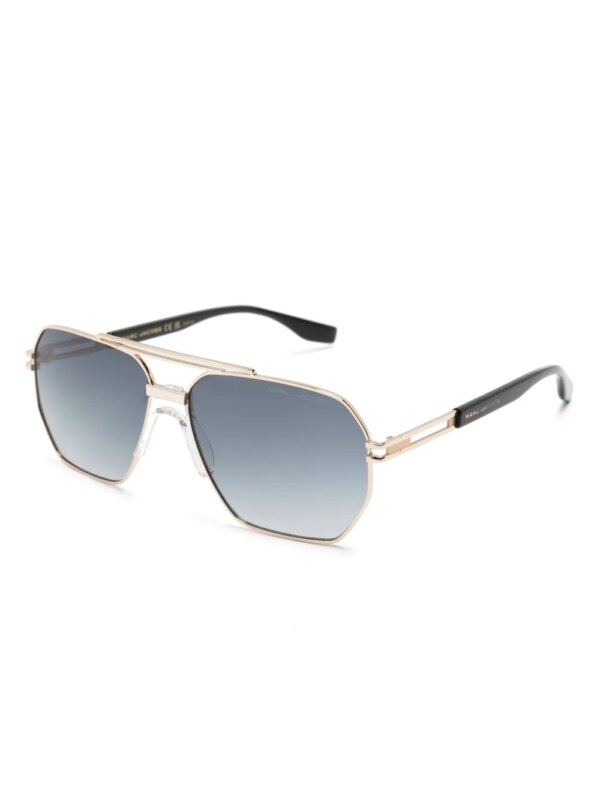 Marc Jacobs Eyewear Zonnebril met piloten montuur - Goud