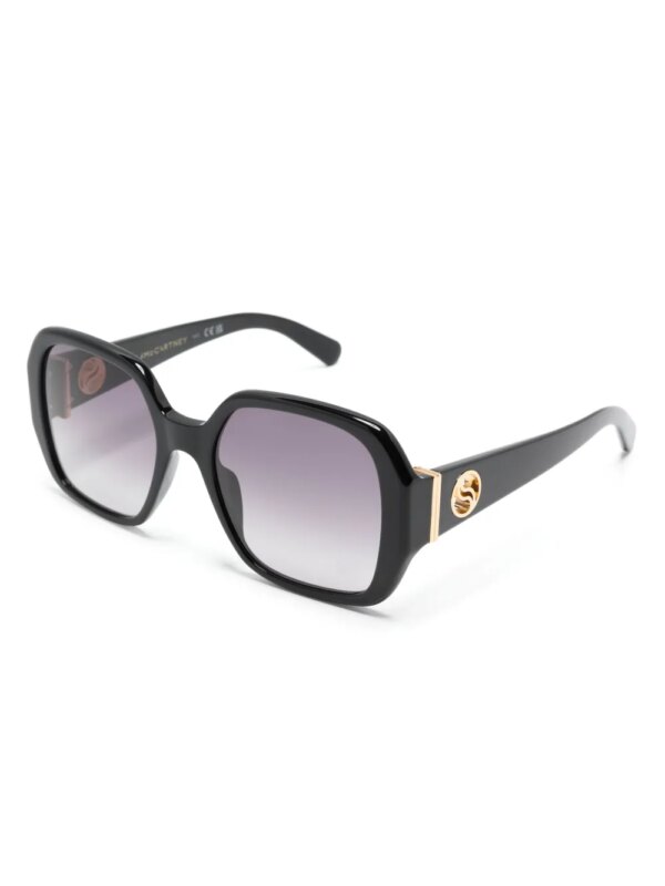 Stella McCartney Eyewear Zonnebril met oversized montuur - Zwart