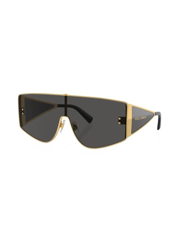 Dolce & Gabbana Eyewear DNA zonnebril met masker montuur - Goud