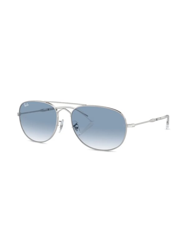 Ray-Ban Bain Bridge zonnebril met piloten montuur - Zilver