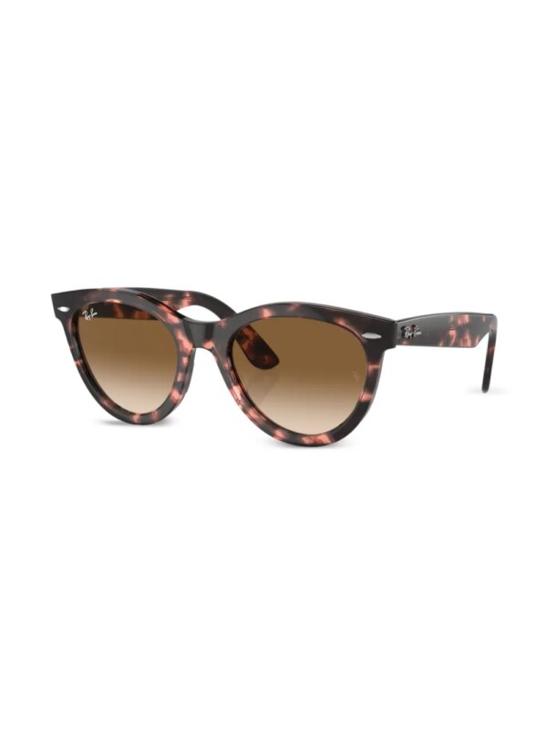 Ray-Ban Wayfarer Way zonnebril met rond montuur - Roze