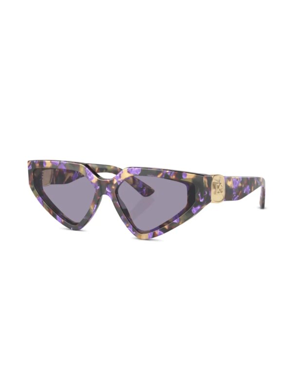 Dolce & Gabbana Eyewear Precious zonnebril met cat-eye montuur - Blauw