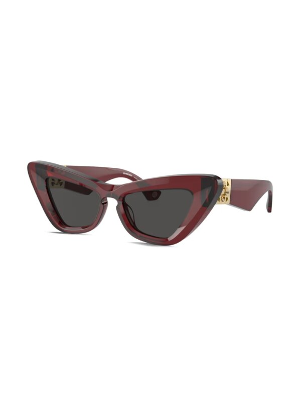 Burberry Eyewear Zonnebril met cat-eye montuur - Rood