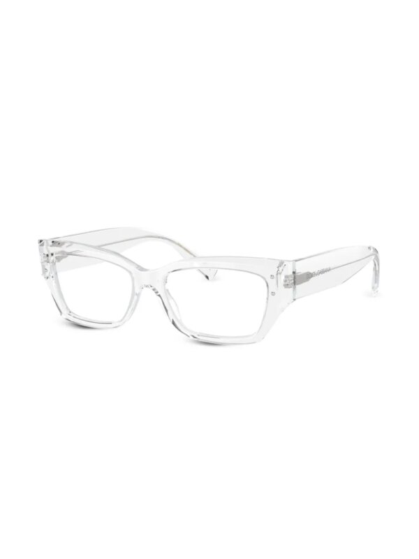 Dolce & Gabbana Eyewear Zonnebril met doorzichtig montuur - Beige