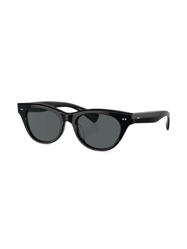 Oliver Peoples Avelin zonnebril met cat-eye montuur - Zwart