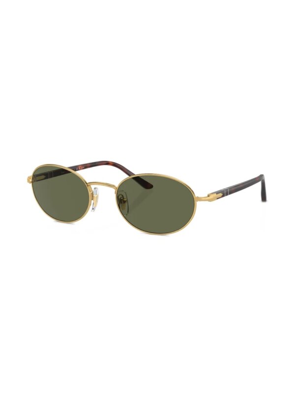 Persol Zonnebril met ovalen montuur - Bruin