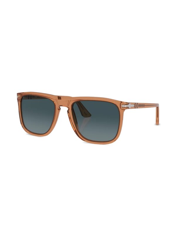 Persol Zonnebril met vierkant montuur - Bruin