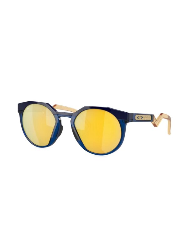 Oakley Kylian Mbappé Signature zonnebril met rond montuur - Blauw
