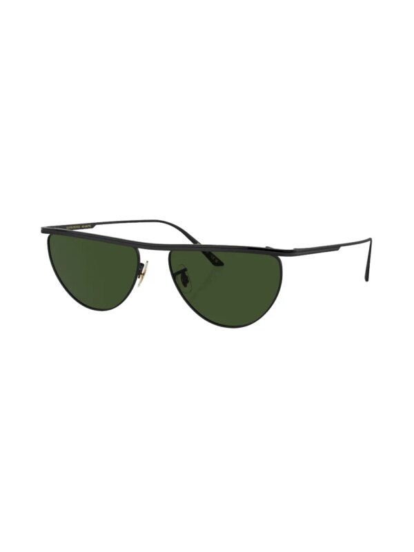 Oliver Peoples 1984C zonnebril met rond montuur - Zwart