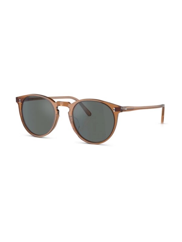 Oliver Peoples O'Malley Sun zonnebril met pantos montuur - Bruin