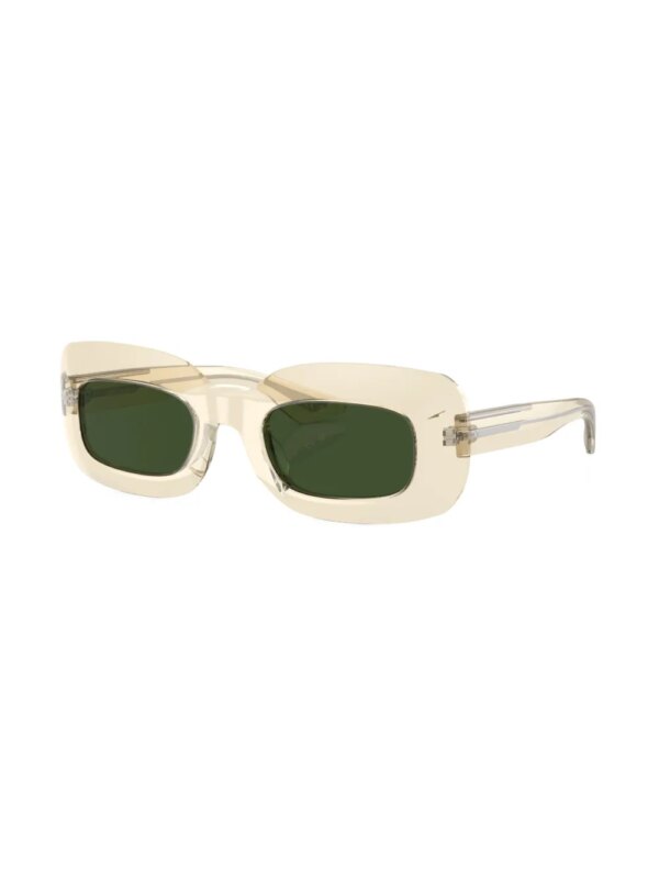 Oliver Peoples 1966 zonnebril met rechthoekig montuur - Beige