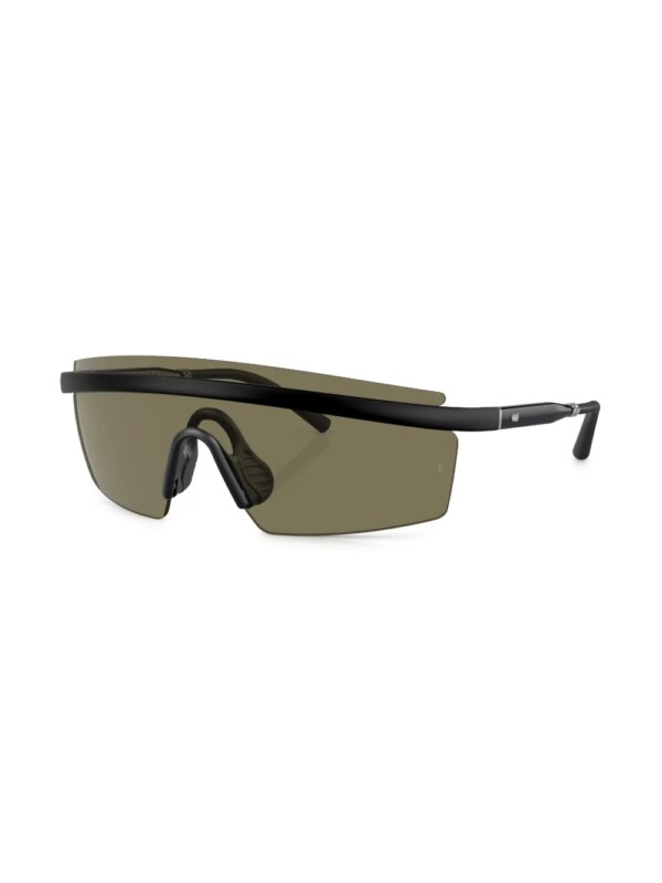 Oliver Peoples R-4 zonnebril met masker montuur - Zwart