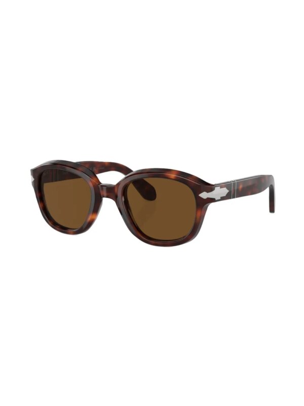 Persol Zonnebril met schildpadschild-design - Bruin