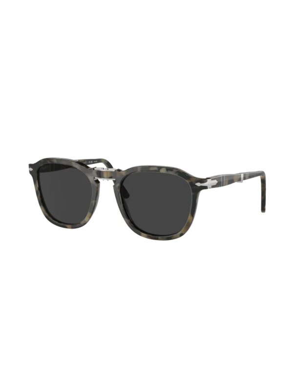 Persol Zonnebril met rond montuur - Bruin