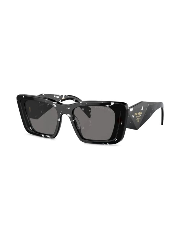 Prada Eyewear Prada PR 08YS zonnebril met oversized montuur - Zwart