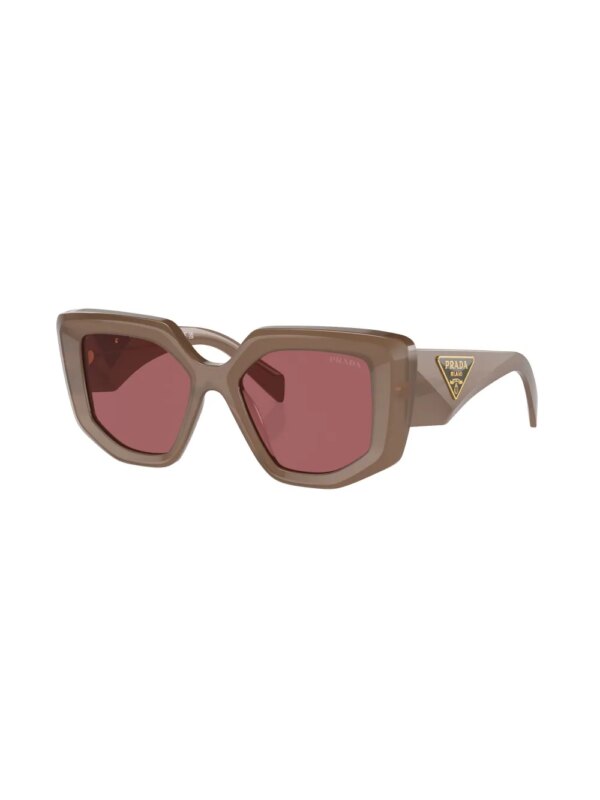 Prada Eyewear Prada PR 14ZS zonnebril met oversized montuur - Bruin