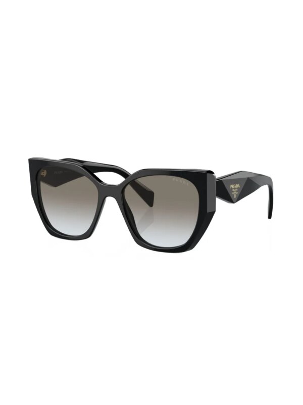 Prada Eyewear Prada PR 19ZS zonnebril met oversized montuur - Zwart