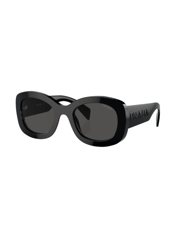 Prada Eyewear Prada PR A13S zonnebril met oversized montuur - Zwart