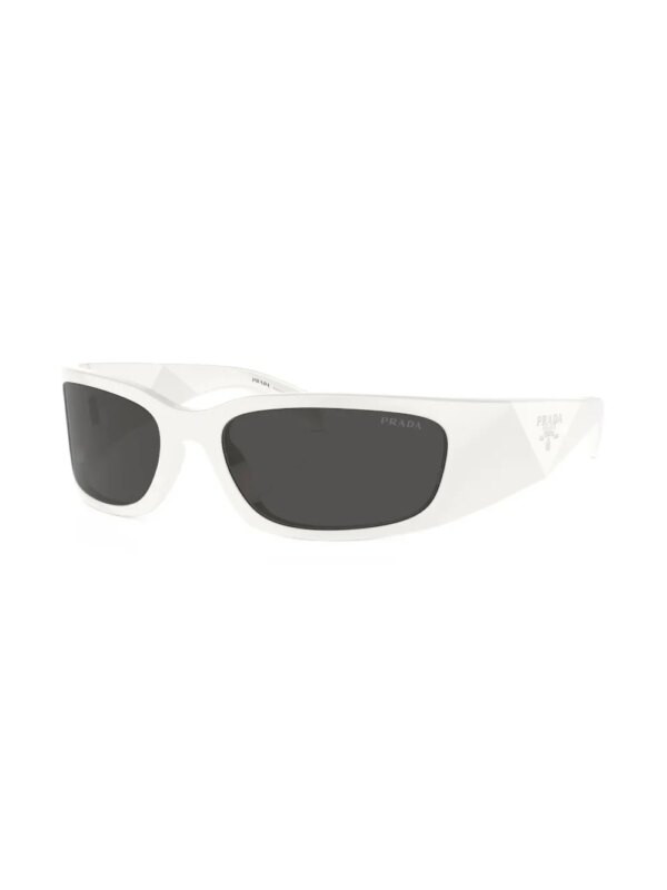Prada Eyewear Prada PR A14S zonnebril met ovalen montuur - Wit