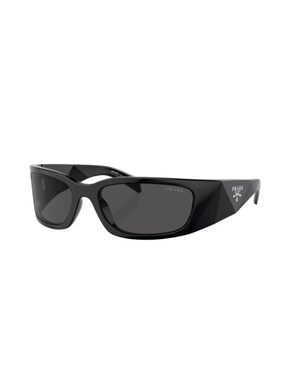 Prada Eyewear Prada PR A14S zonnebril met rechthoekig montuur - Zwart
