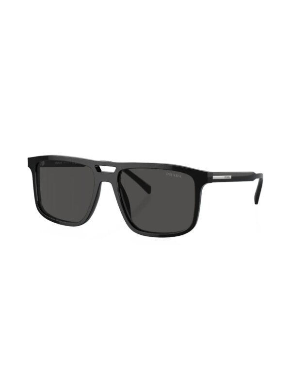 Prada Eyewear Prada PR A22S zonnebril met vierkant montuur - Zwart
