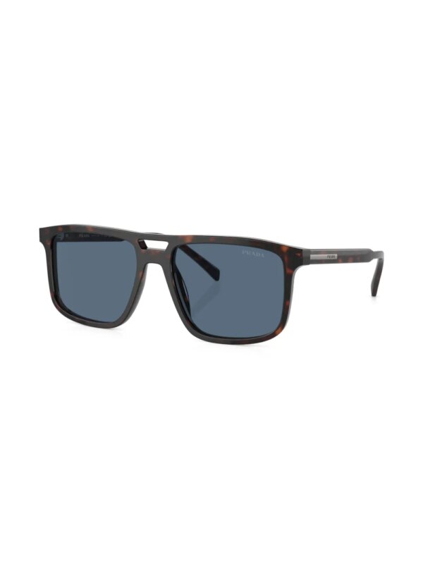 Prada Eyewear Prada PR A22S zonnebril met vierkant montuur - Bruin