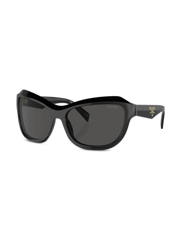Prada Eyewear Prada PR A27S zonnebril met oversized montuur - Zwart