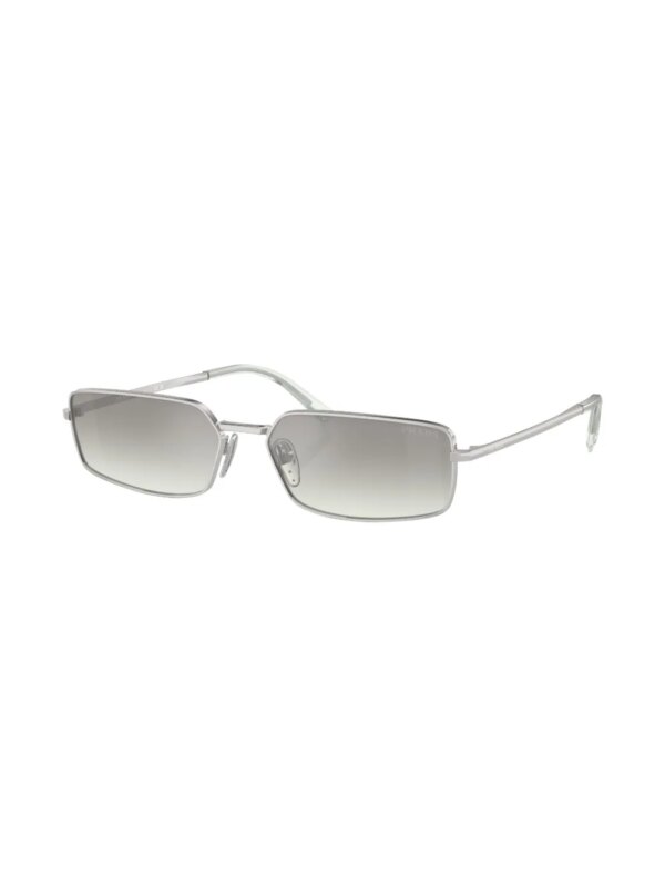 Prada Eyewear Prada PR A60S zonnebril met rechthoekig montuur - Zilver
