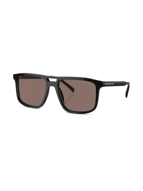 Prada Eyewear Prada PR A22S zonnebril met piloten montuur - Zwart