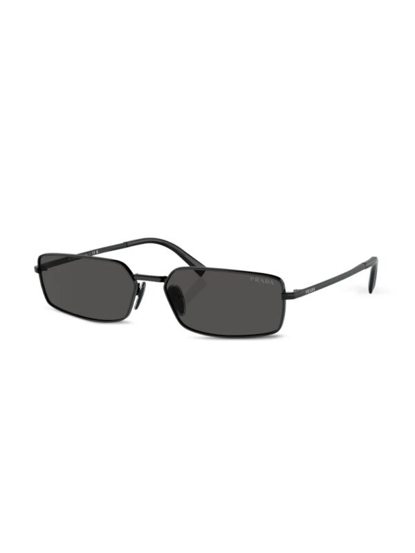 Prada Eyewear Prada PR A60S zonnebril met rechthoekig montuur - Zwart