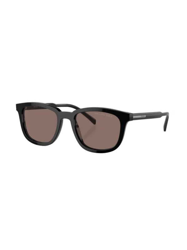 Prada Eyewear Prada PR A21S zonnebril met rond montuur - Zwart