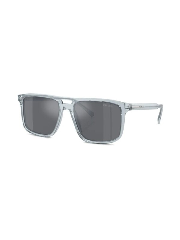 Prada Eyewear Prada PR A22S zonnebril met vierkant montuur - Blauw