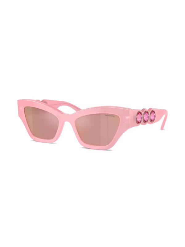 Swarovski Eyewear Zonnebril met cat-eye montuur - Roze