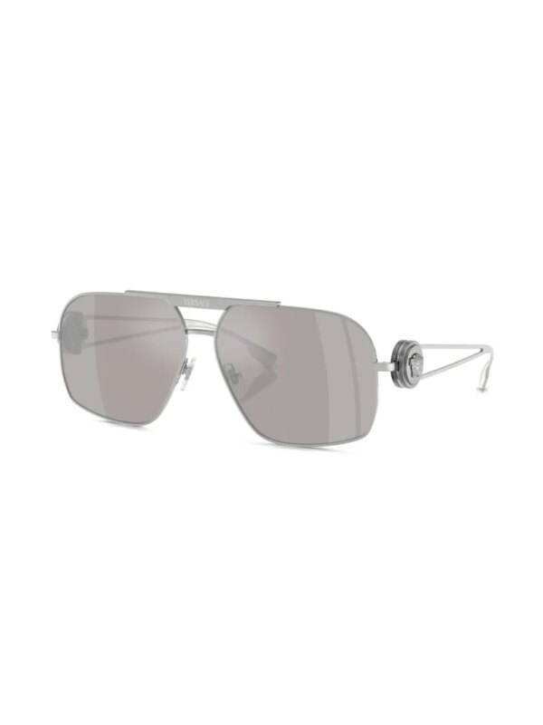 Versace Eyewear Medusa zonnebril met piloten montuur - Zilver